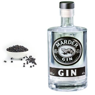 Destillerie Marder Marder Gin | Klarheit | Reinheit | Frische | Eleganz | Vielseitigkeit NVGin  Deutschland