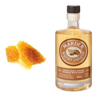 Marder Whisky Liqueur mit Bienenhonig:  Genuss aus dem Schwarzwald Standardflasche 500ml