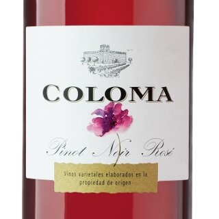 Bodega Coloma: Rosado Pino Noir. Duftige Nase mit Noten von Aprikosen und Waldfrüchte.