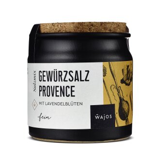 Wajos Gourmet:  Gewürzsalz Provence, bestes Salz mit feinen provenzalischen Kräutern und Lavendel   Deutschland