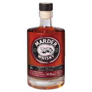 Edelbrände Marder Marder Whisky Single Cask Amarone. Harmonische Noten von dunklen Früchten, Rosinen, Backpflaumen NV