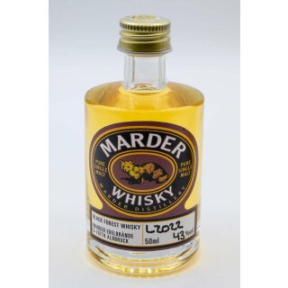 Destillerie Marder Pure Single Malt Whisky | Limited Edition | Intensiv | Vollmundig | Vielschichtig | Vanille | Karamell | 50ml Probierfläschen 2015  Deutschland