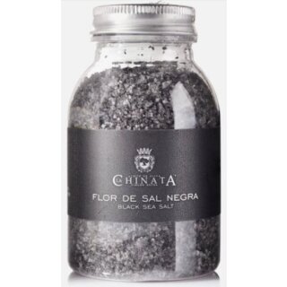 La Chinata: Feinkost aus Spanien Flor de Sal Negra | Mischung feiner Kristalle von Fleur de Sel mit Tintenfischtinte   Portugal