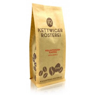 Kettwiger Rösterei Kaffee Vollautomaten Mischung | 1000gr | ganze Bohne | tolle Crema und eine toller Geschmack mit leichten Anklängen von Schokoladennoten