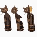 Flaschenhalter aus Metall niedliche Katze